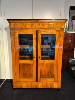 Biedermeier Bookcase Walnut Veneer Two doored South Germany circa 1830 - 2318364