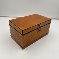 Biedermeier Box Birch Brass South Germany circa 1830 - 3914210