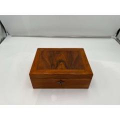 Biedermeier Box Cherry and Walnut Veneer Inlays South Germany circa 1820 - 2737051