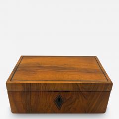 Biedermeier Box Walnut Veneer South Germany circa 1820 - 3038299