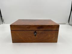 Biedermeier Box Walnut Veneer South Germany circa 1830 - 3424876