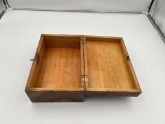 Biedermeier Box Walnut Veneer South Germany circa 1830 - 3424883