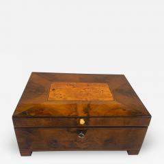 Biedermeier Box with Interior Walnut Birch Cherry Maple Vienna circa 1820 - 1791197