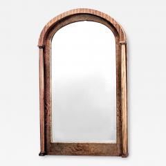 Biedermeier Burl Ash Inlaid Wall Mirror - 1403329