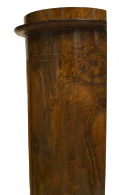 Biedermeier Burl Walnut Pedestal Cabinet - 2797764