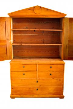 Biedermeier Cabinet Linen Press circa 1840s - 4534905