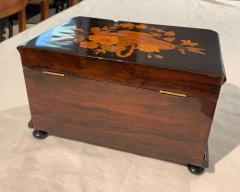 Biedermeier Casket Box Ebony Walnut and Inlays South Germany circa 1850 - 1612371