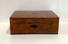 Biedermeier Casket Box Walnut and Ebony South Germany circa 1820 - 3086441