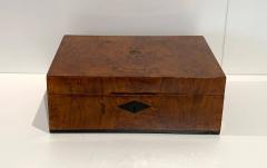 Biedermeier Casket Box Walnut and Ebony South Germany circa 1820 - 3086442