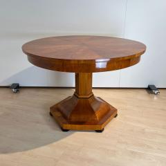 Biedermeier Center Table Cherry Wood and Veneer Austria circa 1820 - 3674458