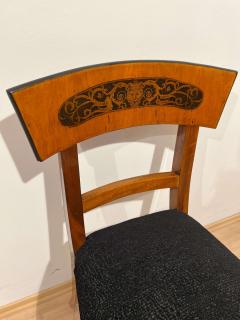 Biedermeier Chair Cherry Wood and Ink South Germany circa 1820 - 2903334
