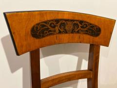 Biedermeier Chair Cherry Wood and Ink South Germany circa 1820 - 2903335