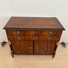 Biedermeier Chest Walnut Veneer Cherry Gold Leaf Brass Austria circa 1815 - 4248281