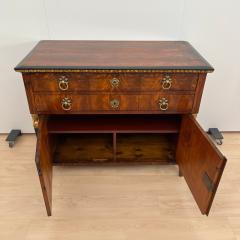 Biedermeier Chest Walnut Veneer Cherry Gold Leaf Brass Austria circa 1815 - 4248282