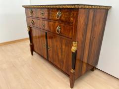 Biedermeier Chest Walnut Veneer Cherry Gold Leaf Brass Austria circa 1815 - 4248284
