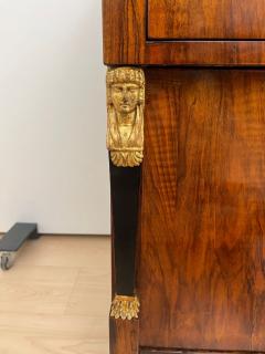 Biedermeier Chest Walnut Veneer Cherry Gold Leaf Brass Austria circa 1815 - 4248289
