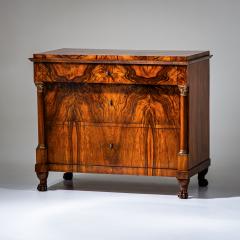 Biedermeier Chest of Drawers with Lion Paw Feet Germany Early 19th Century - 4704825