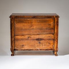 Biedermeier Chest of Drawers with Lion Paw Feet Germany Early 19th Century - 4704828