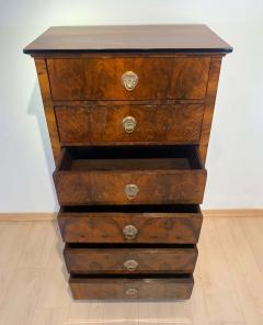 Biedermeier Chiffonier High Chest with 6 Drawers Walnut Austria circa 1820 - 1781241