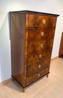 Biedermeier Chiffonier High Chest with 6 Drawers Walnut Austria circa 1820 - 1781307