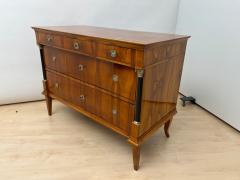 Biedermeier Commode Cherry Veneer Brass Germany circa 1820 - 4270061