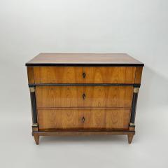 Biedermeier Commode Cherry Veneer Brass South Germany circa 1820 - 4120468