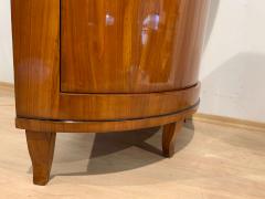 Biedermeier Corner Cabinet Cherry Veneer Ebony Inlay South Germany circa 1820 - 2148031