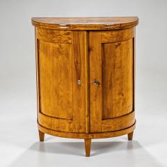 Biedermeier Demi Lune Cabinet circa 1830 - 4696646