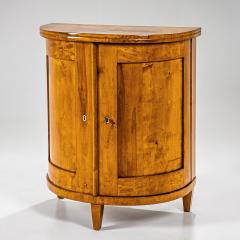 Biedermeier Demi Lune Cabinet circa 1830 - 4696647
