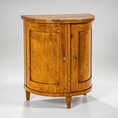 Biedermeier Demi Lune Cabinet circa 1830 - 4696648
