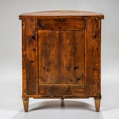 Biedermeier Demi Lune Cabinet circa 1830 - 4696649