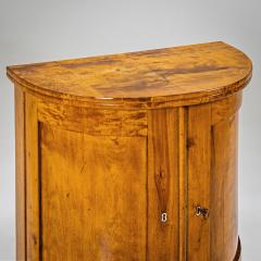 Biedermeier Demi Lune Cabinet circa 1830 - 4696650