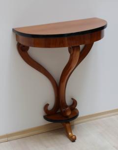 Biedermeier Demi Lune Console Cherry Wood South Germany circa 1830 - 1037803