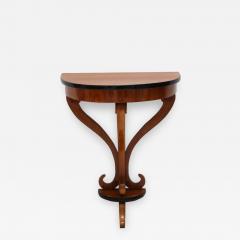 Biedermeier Demi Lune Console Cherry Wood South Germany circa 1830 - 1039637