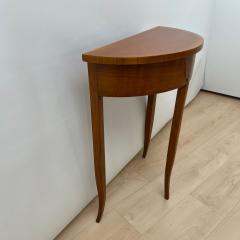 Biedermeier Demi Lune Console Table Cherry Wood South Germany circa 1820 - 4254722