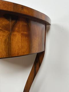 Biedermeier Demi Lune Console Table Walnut Veneer South Germany circa 1825 - 2302668