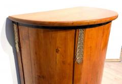 Biedermeier Demilune Half Cabinet Cherrywood and Brass France circa 1810 - 1781211