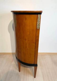 Biedermeier Demilune Half Cabinet Cherrywood and Brass France circa 1810 - 1781218