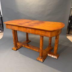 Biedermeier Desk Cherry Veneer Six Columns Austria circa 1830 - 4686183