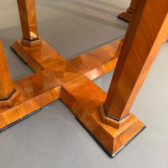 Biedermeier Desk Cherry Veneer Six Columns Austria circa 1830 - 4686190