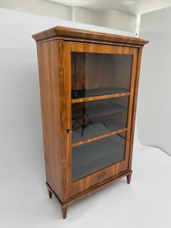 Biedermeier Display Cabinet Cherry Veneer Ash Burl Austria circa 1820 - 3698333