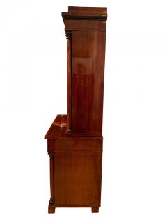 Biedermeier Display Cabinet Vitrine Mahogany French Polish Germany 19th c  - 1539197