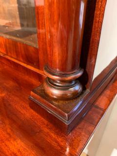 Biedermeier Display Cabinet Vitrine Mahogany French Polish Germany 19th c  - 1539204