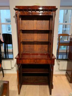 Biedermeier Display Cabinet Vitrine Mahogany French Polish Germany 19th c  - 1539214