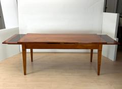 Biedermeier Expandable Dining Table Cherry Wood Chestnut France circa 1820 - 4793793