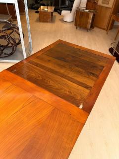 Biedermeier Expandable Dining Table Cherry Wood Chestnut France circa 1820 - 4793800