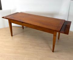 Biedermeier Expandable Dining Table Cherry Wood Chestnut France circa 1820 - 4793802