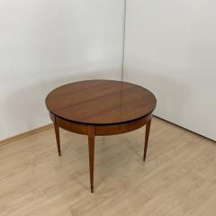 Biedermeier Expandable Table Cherry Veneer Ebony France circa 1900 - 4101634