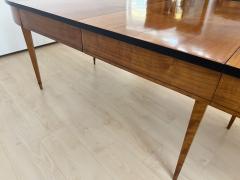 Biedermeier Expandable Table Cherry Veneer Ebony France circa 1900 - 4101643