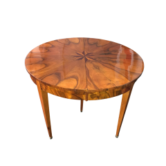 Biedermeier Expandable Table Walnut Veneer Southwest Germany circa 1820 - 2479949